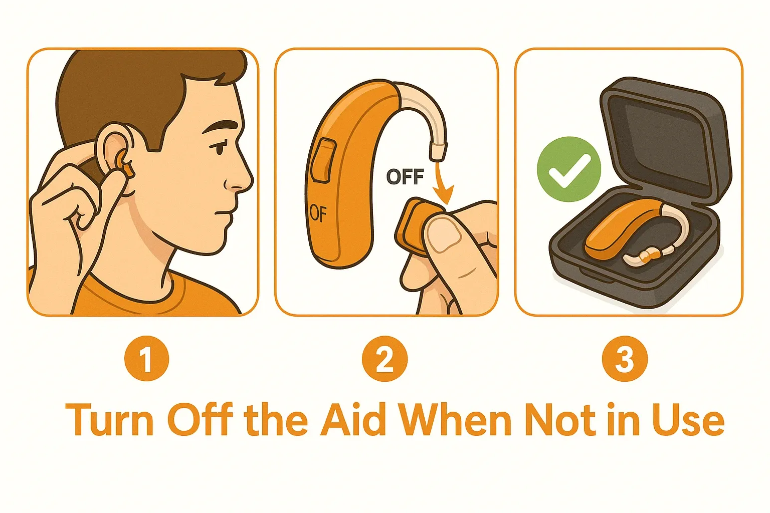 Turn Off the Aid When Not in Use
